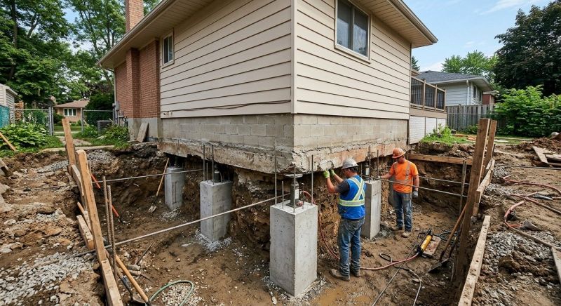 Basement Underpinning in Paramus, NJ