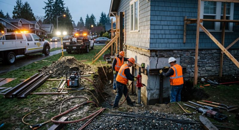 Building Foundation Repair in South Richmond Hill, NY