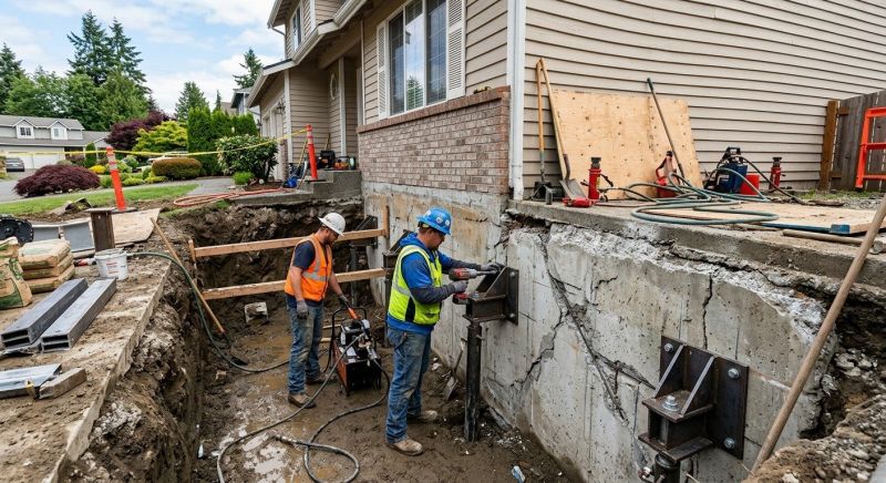 Building Foundation Repair in South Richmond Hill, NY