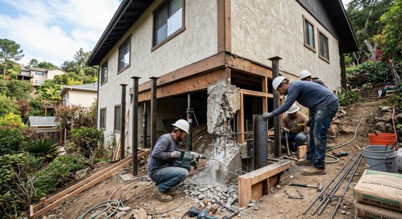 Concrete Foundation Repair in Irvington, NY