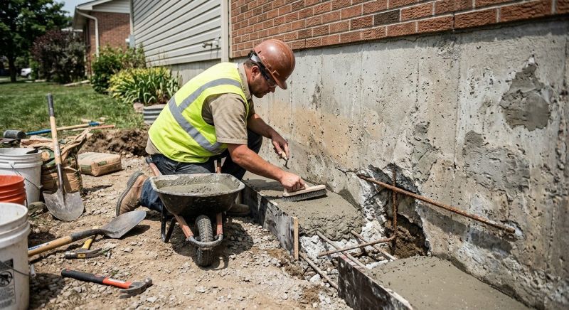 Concrete Foundation Repair in Port Washington, NY