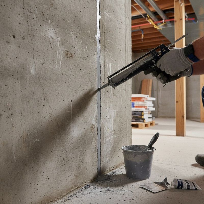 Cracked Basement Floor Repair in Paramus, NJ