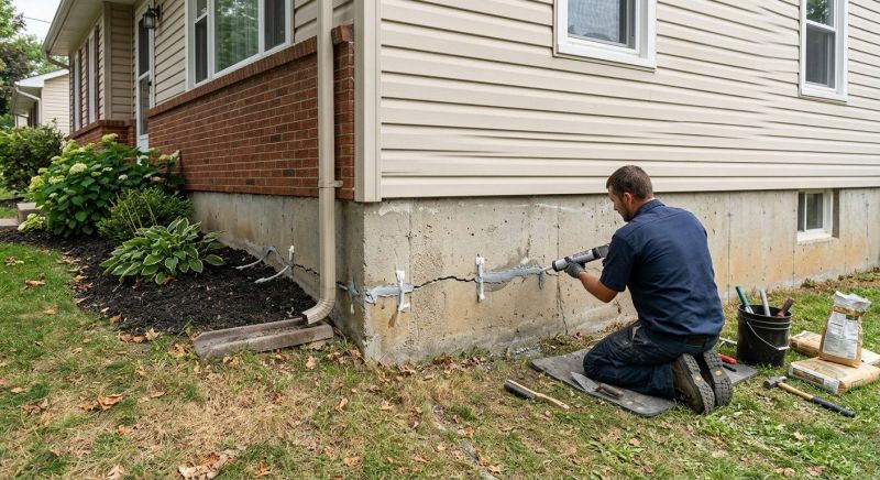 Cracked Foundation Repair in Astoria, NY