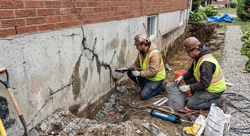Cracked Foundation Repair in Belleville, NJ