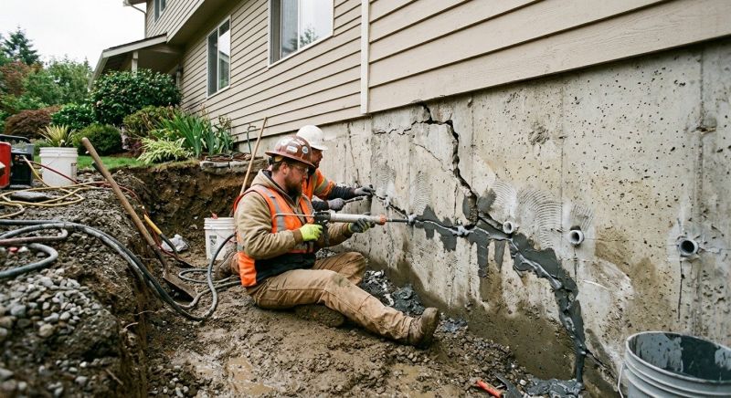 Cracked Foundation Repair in Lodi, NJ