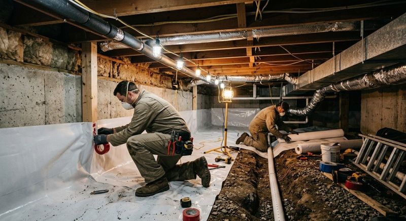 Crawl Space Leveling in Paramus, NJ