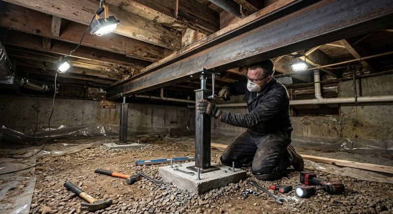 Crawlspace Structural Repair in Paramus, NJ