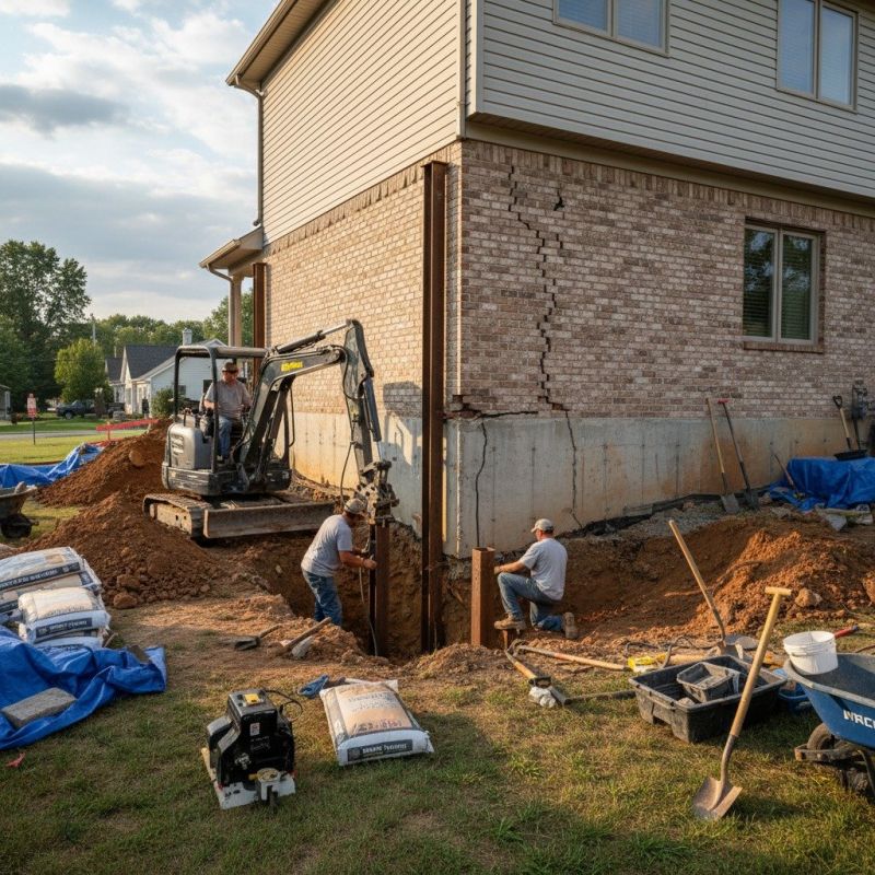 Exterior Foundation Repair in Paramus, NJ