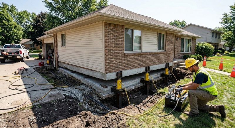 Foundation Lifting in Florham Park, NJ
