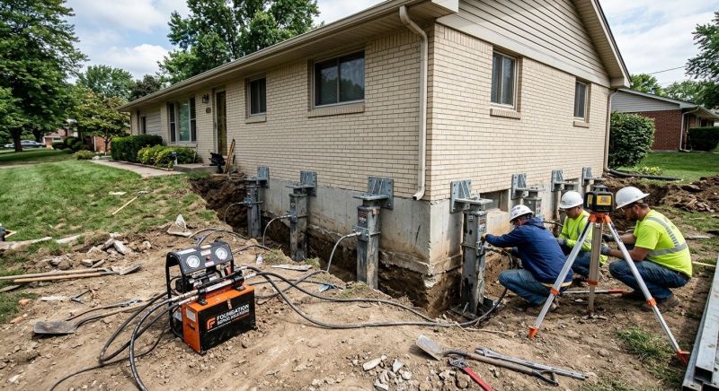 Foundation Pier Leveling in Paramus, NJ