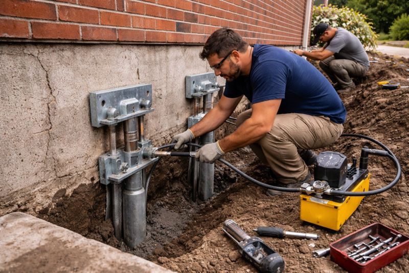 Foundation Pier Repair in Paramus, NJ