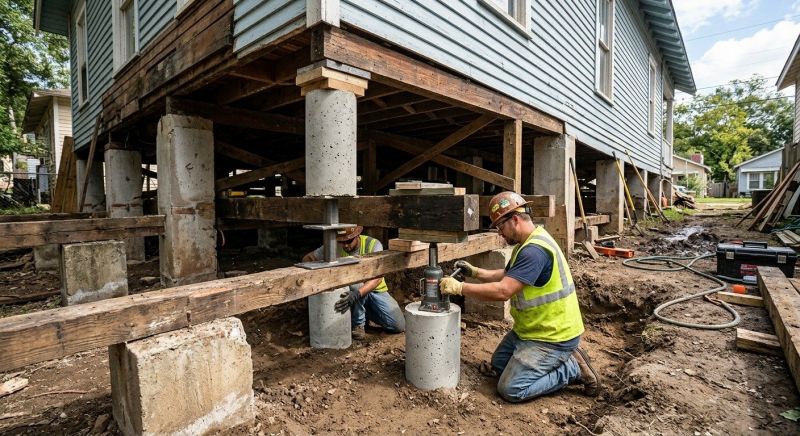 Foundation Pier Repair in Paramus, NJ