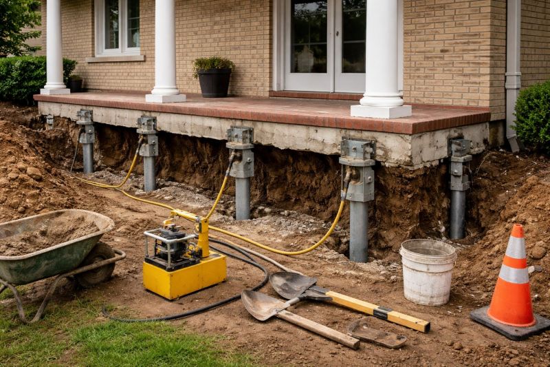 Foundation Stabilizing in East Hanover, NJ