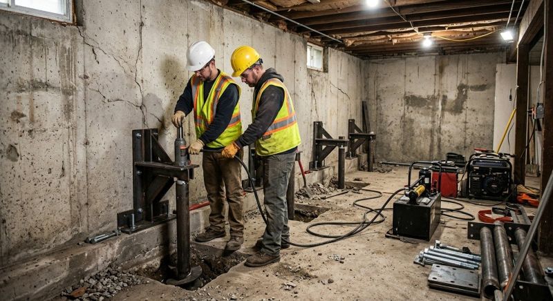Foundation Stabilizing in Ridgewood, NY