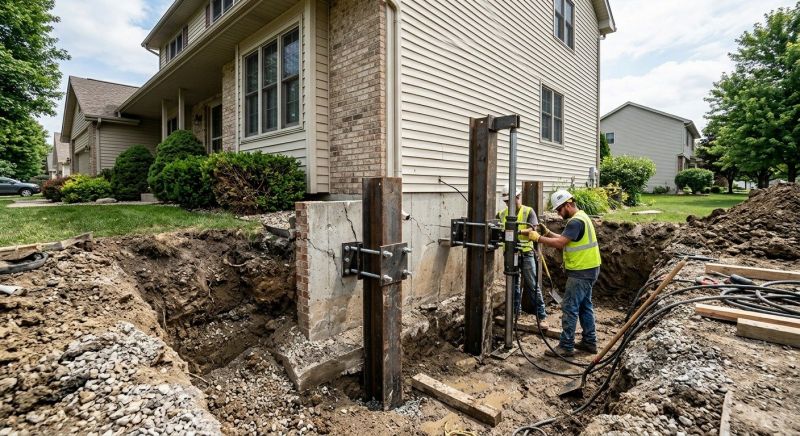 House Underpinning in Paramus, NJ