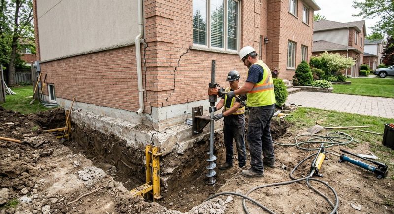 Sinking Foundation Repair in Bellerose, NY