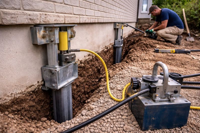 Sinking Foundation Repair in Jersey City, NJ