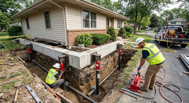 Foundation Jacking in Nutley, NJ
