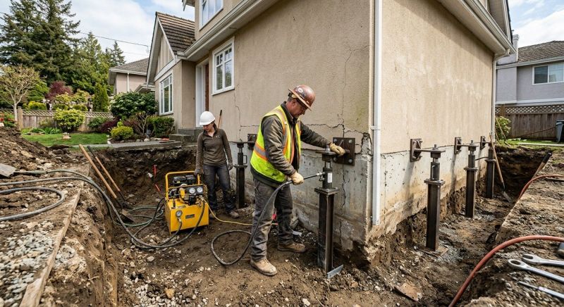 Sinking Foundation Repair in West Nyack, NY